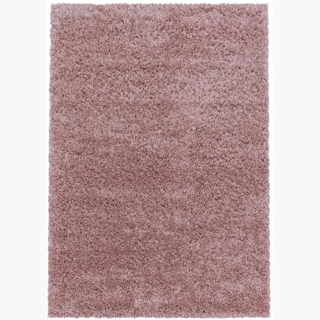 Dutch XXL Hoogpolig Vloerkleed | Tapijt | Shaggy | Sydney | Uni | Rosé | 240x340 cm