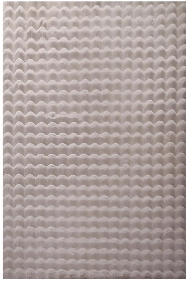 Dutch XXL Hoogpolig Vloerkleed | Tapijt | Ambiance | Ribbels | Beige | 140x200 cm