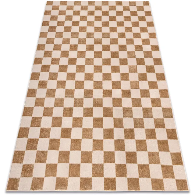 RUGSX Kleden Rugsx Tapijt AURA EB112 beige - Schaakbord, structureel