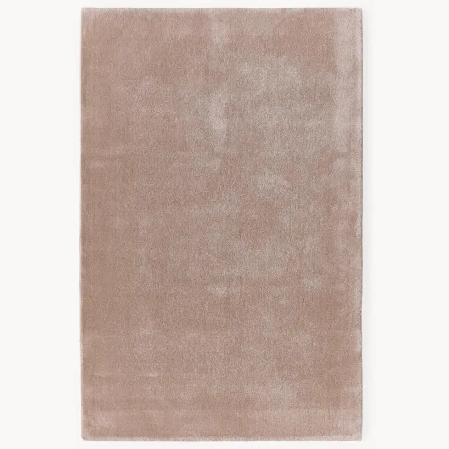 Westwing Collection Handgeweven wollen vloerkleed Zayne Bruin