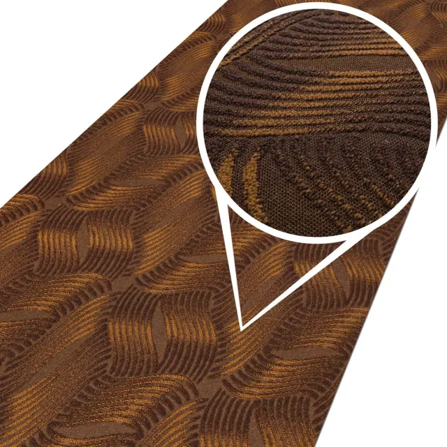 ANRO Tapijtloper Julianna Bruin 140x100cm – Velours Gangloper Antislip Keukenloper Hal Op Maat