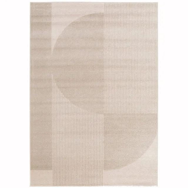 AFK Living Superzacht grafisch tapijt PHOEBUS beige