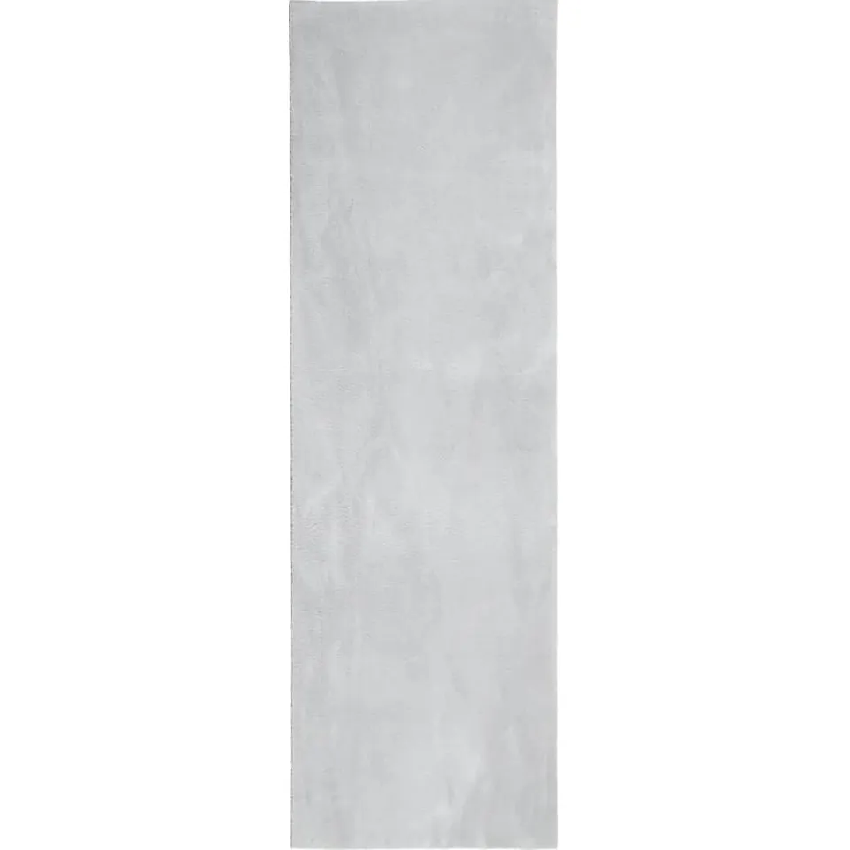 vidaXL Vloerkleed HUARTE laagpolig zacht wasbaar 80x250 cm grijs, foto 3