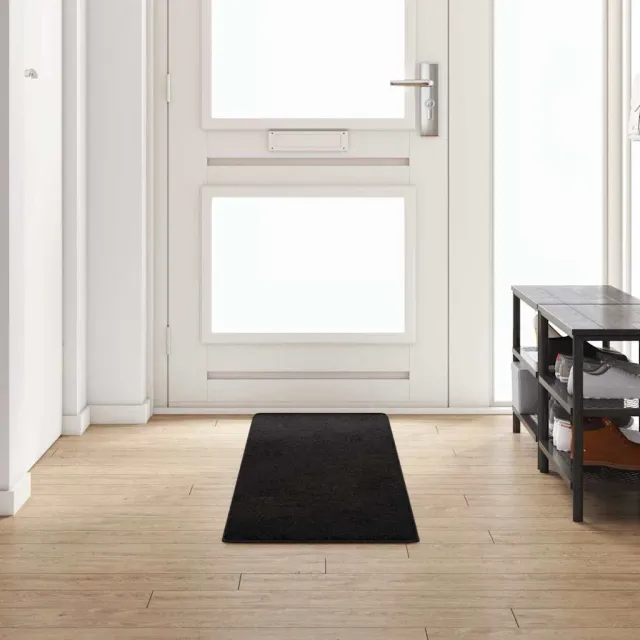 vidaXL Tapijt Loper Zwart 50 x 250 cm 100% Polypropylene Tuft, foto 2