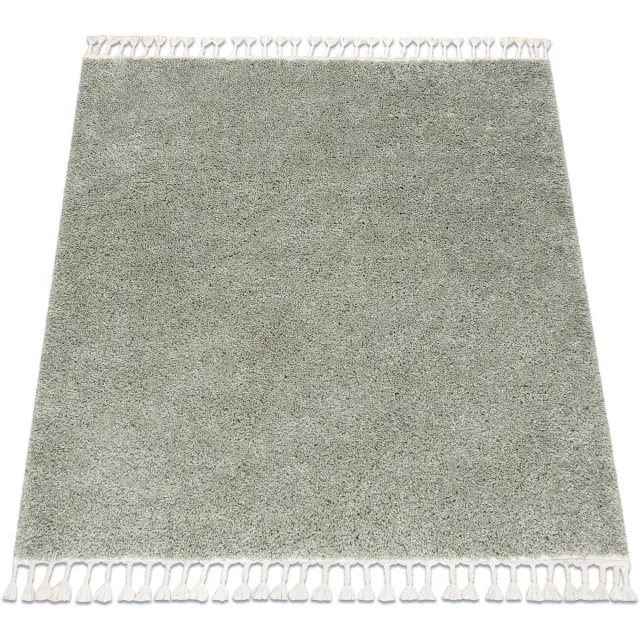 RUGSX Kleden Rugsx Tapijt BERBER vierkant 9000 groen rand, Barber, 160x160 cm