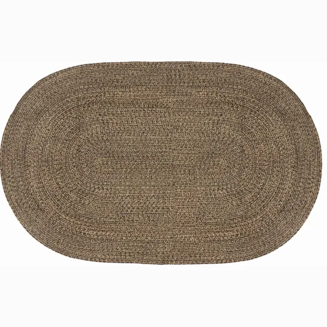 vidaXL Vloerkleden Zwart Jute, foto 2