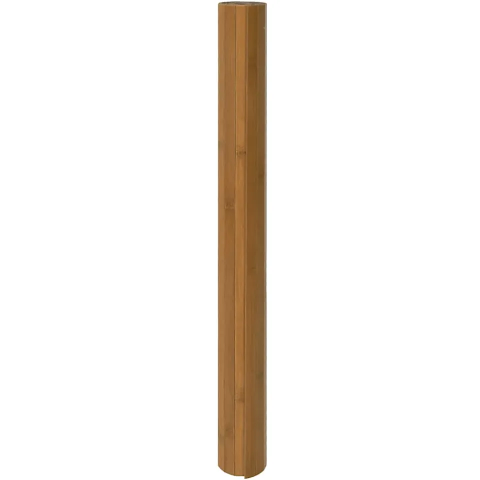 vidaXL Vloerkleed rechthoekig 100x300 cm bamboe bruin, foto 3