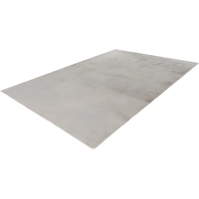 Lalee Loft - Vloerkleed - Tapijt – Karpet - laagpolig - Superzacht - effenFluffy - wasbaar - met antislip- rabbit- 120x170 cm Zilver