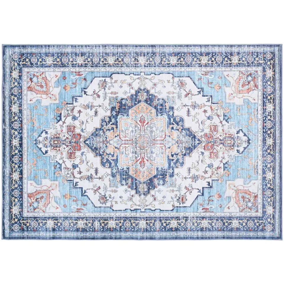 vidaXL Vloerkleed ORIZ Meerkleurig 140 x 200 cm 100% polyester