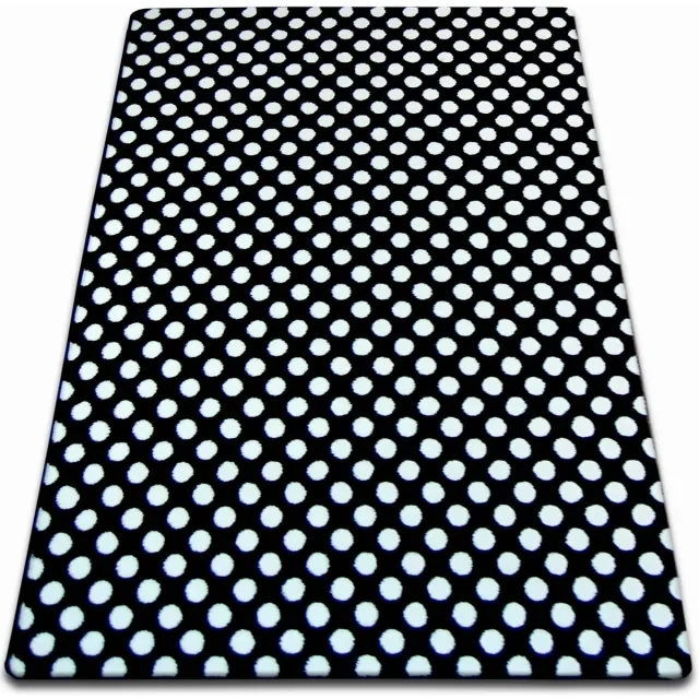RUGSX Kleden Rugsx Tapijt SKETCH - F764 zwart/wit - Stippen 160x220 cm