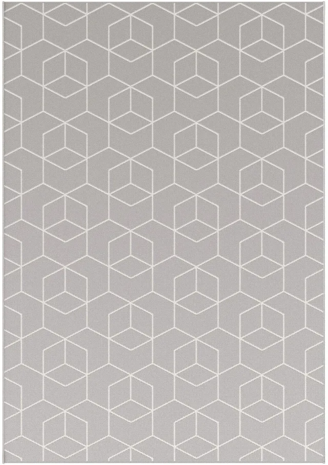 AFK Living Binnen buiten design tapijt KUBE grijs