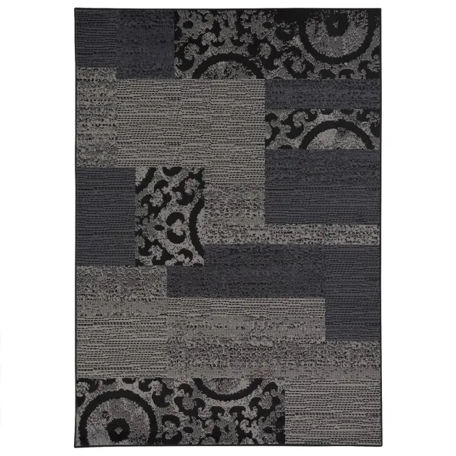 Pergamon Vloerkleed Tapijt Trendline Patchwork Grijs