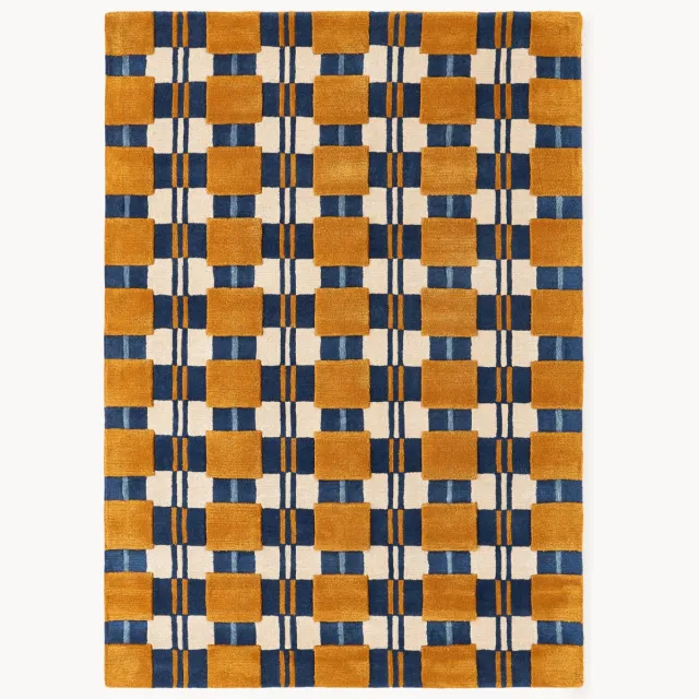 Westwing Collection Handgetuft wollen vloerkleed Kimi Kleurrijk