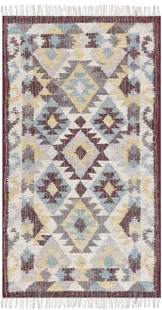Beliani FENER - Jute vloerkleed - Multicolor - Jute Meerkleurig