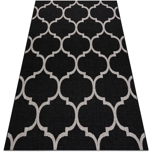 RUGSX Kleden Rugsx Sisal tapijt SISAL FLOORLUX 20608 , Marokkaanse 60x110 cm Zwart