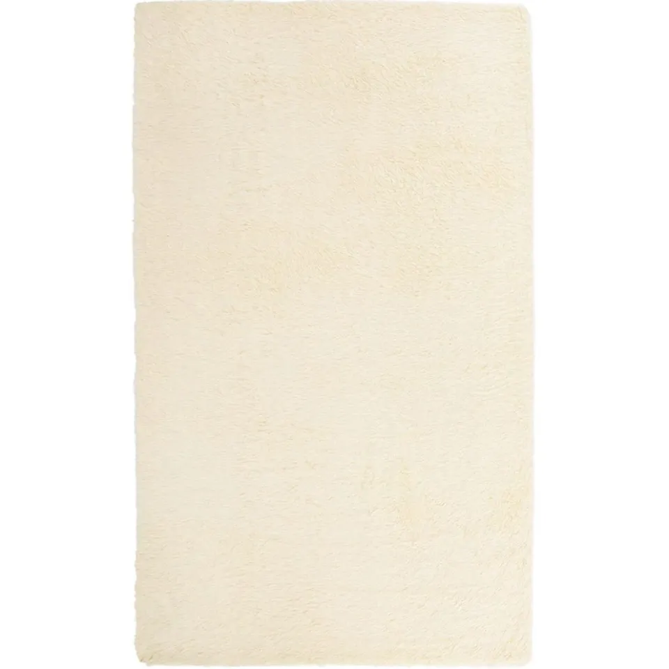 vidaXL Hoogpolig vloerkleed NAVARRA 60x100 cm polyester crèmekleurig, foto 3