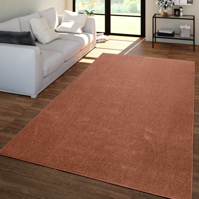 TT Home Woonkamertapijt Kurflor effen design modern en tijdloos 80 x 150 cm Rond 80 x 150 cm Rond roze