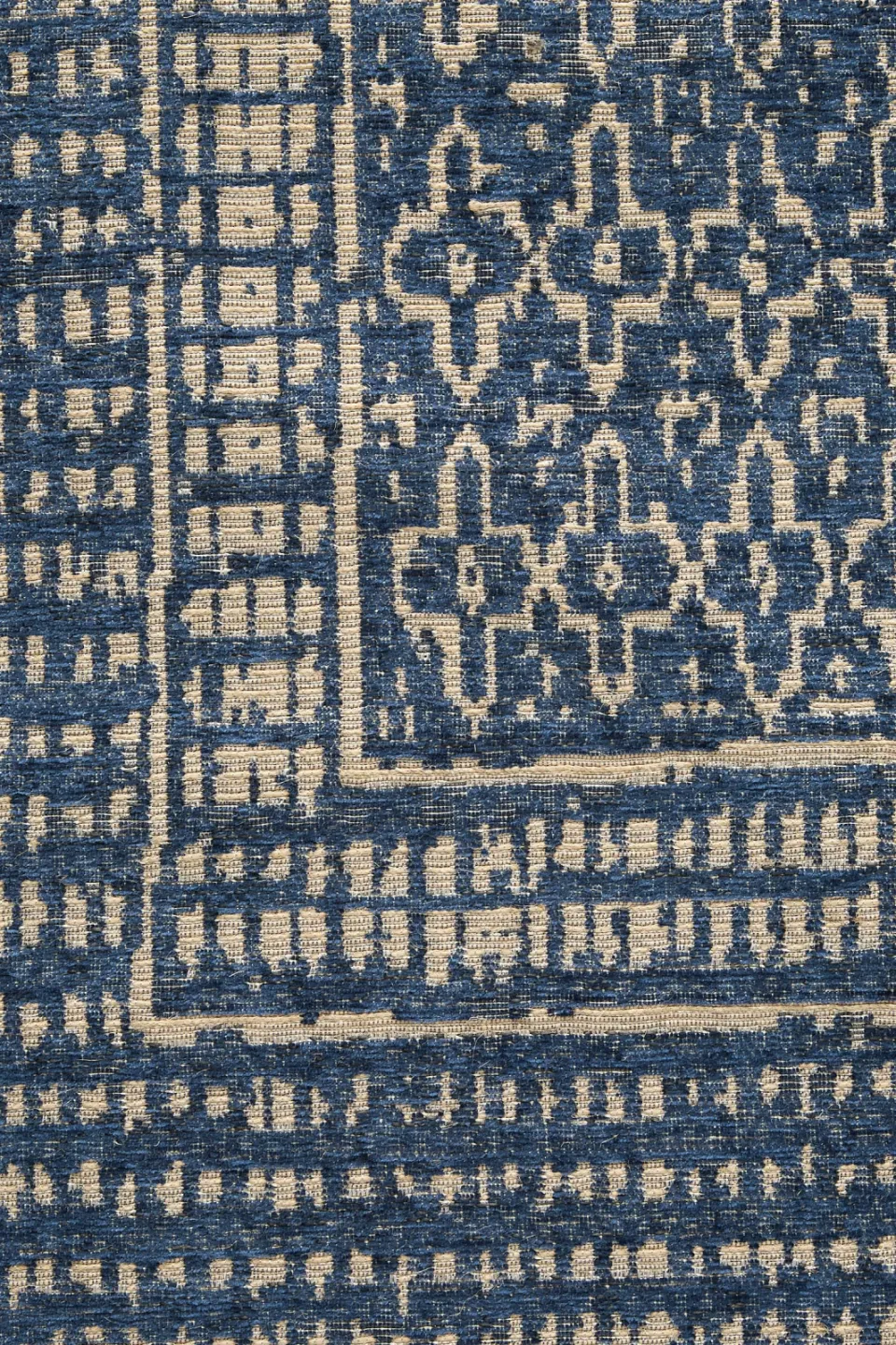 NOUS Living Tulia jute vloerkleed blauw, foto 5