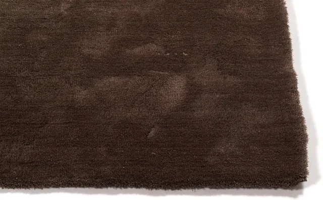 DÉJA Living Vloerkleed 160x230cm - Laagpolig Donker Taupe Stof - Civar