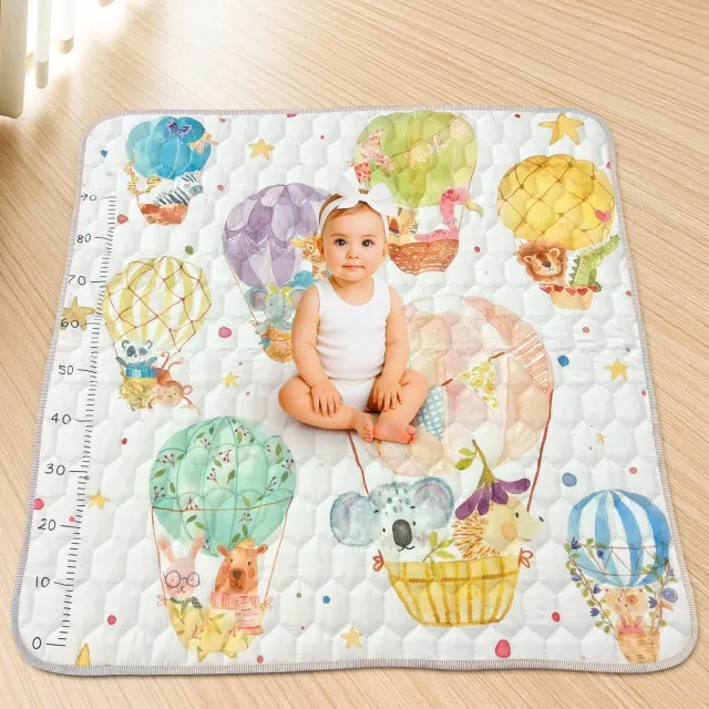 Unyqoos Opvouwbare Kruipmat met Dierenmotief voor Kinderen en Baby's Sterrendesign