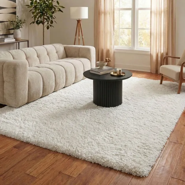 NATURL. Shaggy vloerkleed - Blaze Wit | Luxe uitstraling! - 160x230cm