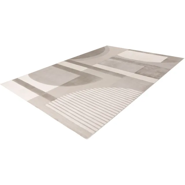 Batucci Vloerkleed - Modern - Zacht en Comfortabel - Zilver Grijs - Abstract Design - Luxe Uitstraling 160x230 cm