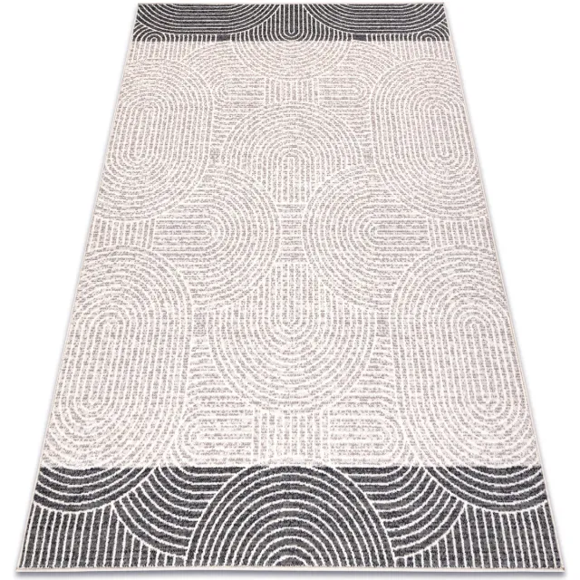 RUGSX Kleden Rugsx Tapijt Wol ANGEL 7901 / 52022 Geometrisch 200x300 cm Beige