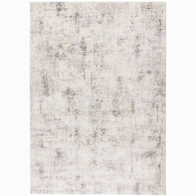 Dutch XXL Modern Vloerkleed | Tapijt | Lyon | Abstract | Zilver | 80x150 cm