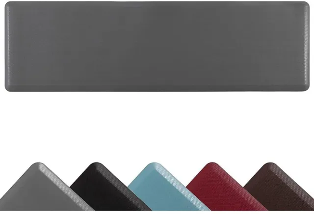 CRLYN® Keukenloper - Keukenmat - Vloerkleed - Anti Slip - Grijs