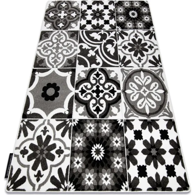 RUGSX Kleden Rugsx Tapijt ALTER Porto Bloemen , grijskleuring 140x190 cm
