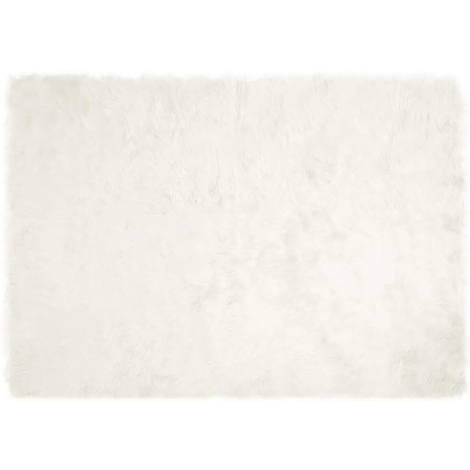 vidaXL Tapijt van imitatie TAFALLA Wit 240 x 340 cm Polyester
