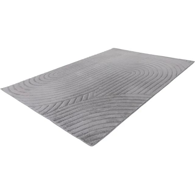 Lalee Comfort - Japandi Vloerkleed - Superzacht - Karpet - Tapijt hoog laag polig effen Fluffy 80x150 cm zilver grijs