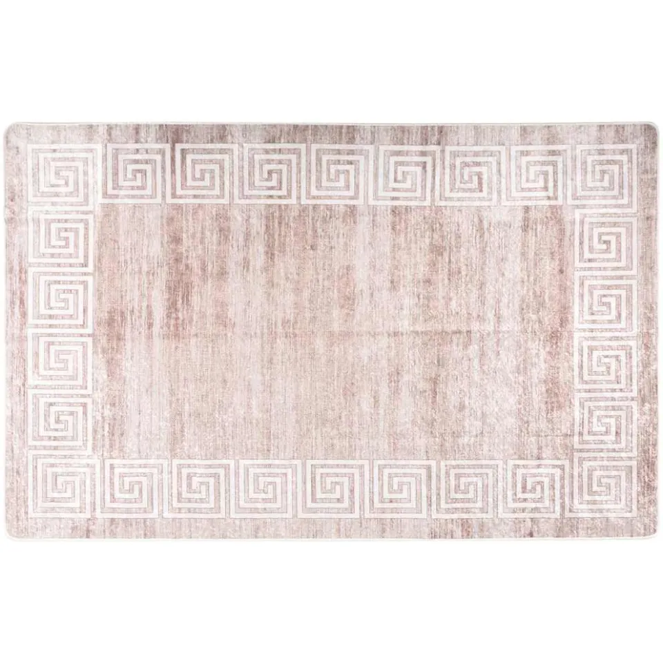vidaXL Vloerkleed wasbaar 80x150 cm beige, foto 3