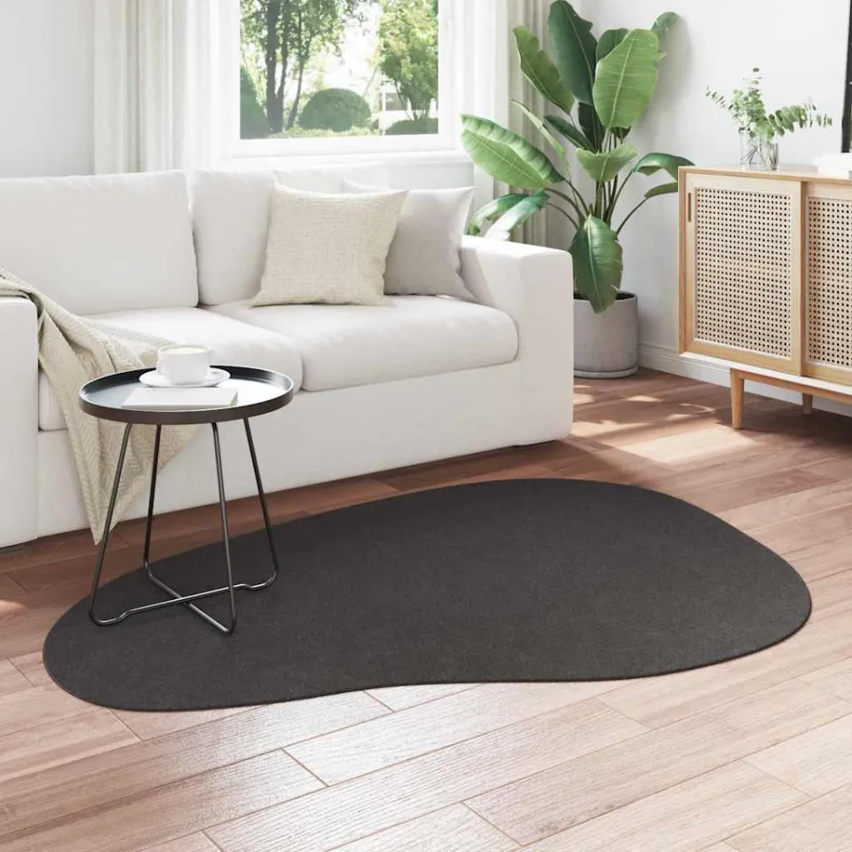 vidaXL Tapijt HUARTE Antraciet 120 x 170 cm Polyester, foto 3