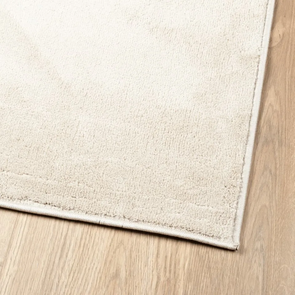 vidaXL Vloerkleed OVIEDO laagpolig 120x120 cm beige, foto 4