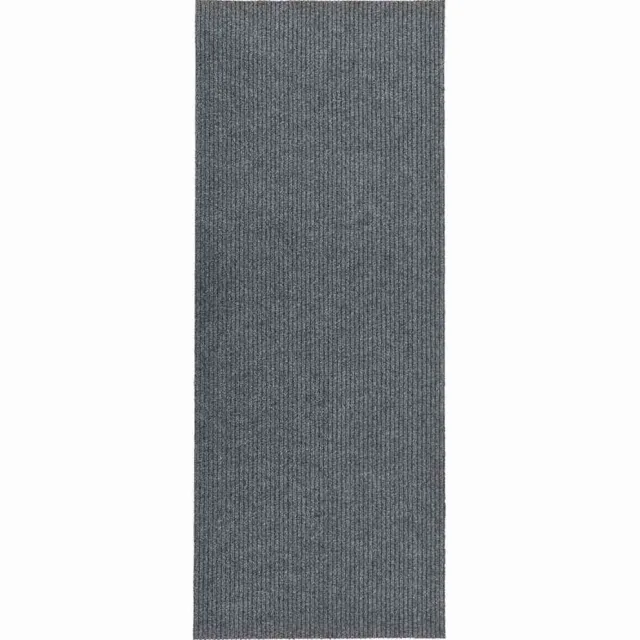 vidaXL Droogloopmat 100x300 cm grijs