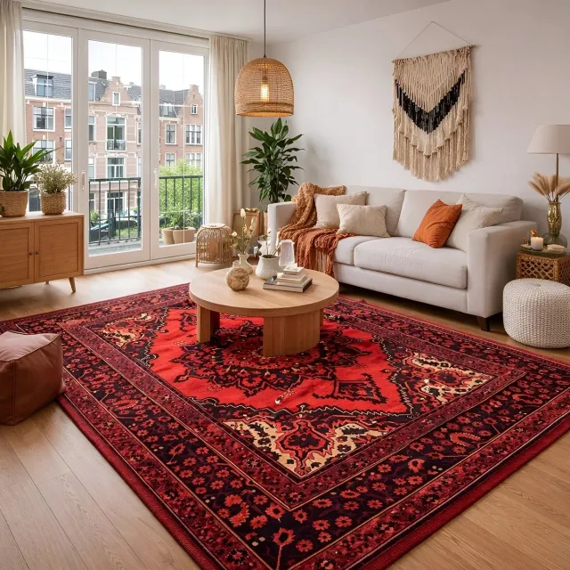 Lavandoux Vloerkleed - Tapijt - Marand - Rood - 160 x 230 cm