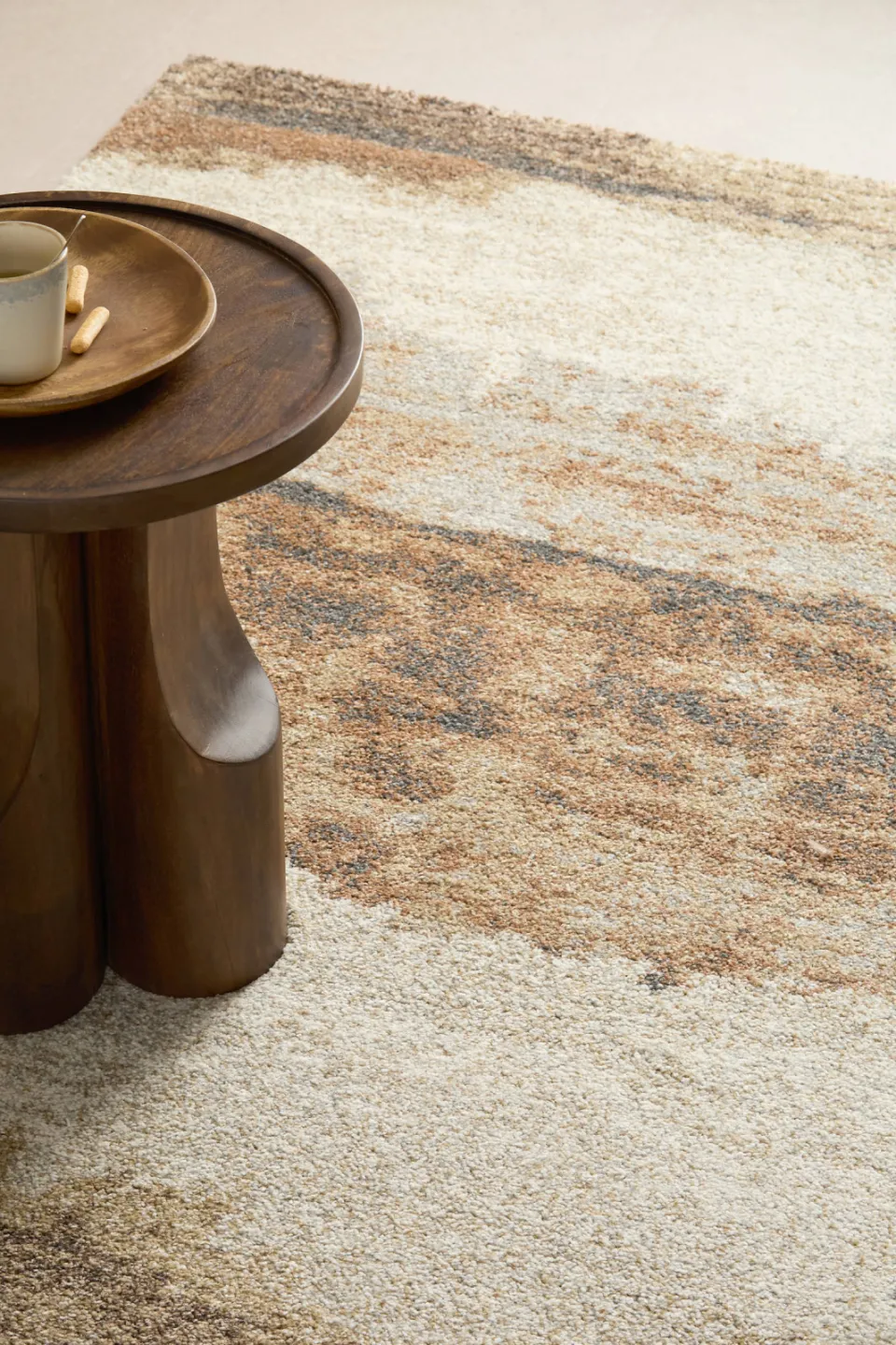 Studio LIVIT Mehari vloerkleed bruin beige, foto 3