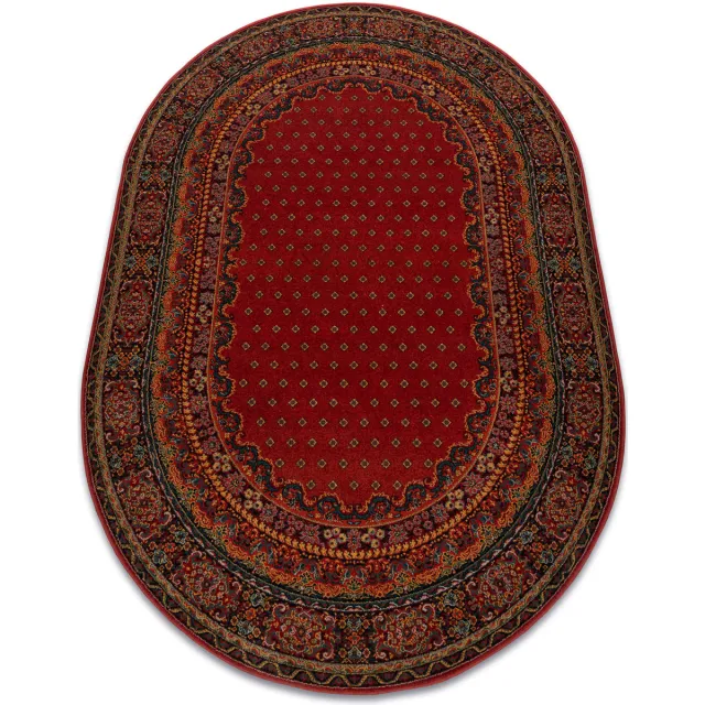 RUGSX Kleden Rugsx Tapijt POLONIA Ovaal BARON bordeaux Rood