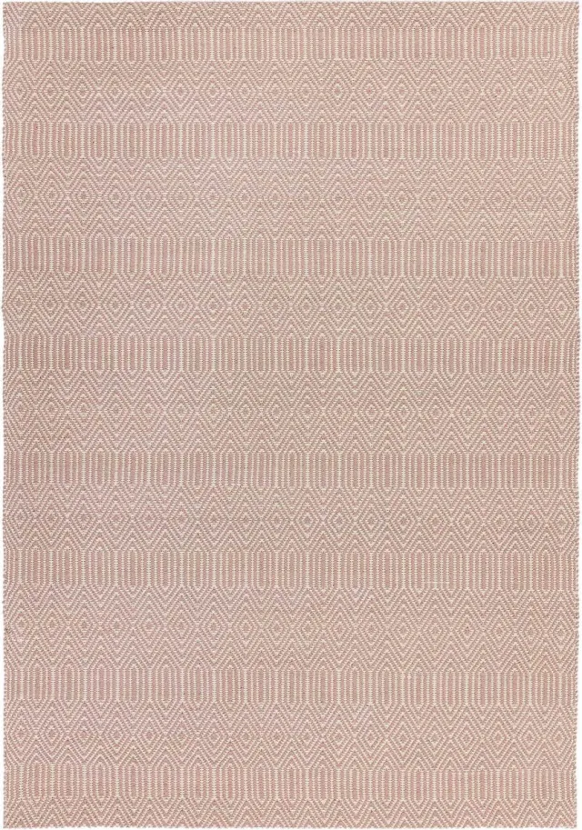 Eazy Living Easy Living - Sloan-Pink Vloerkleed - 160x230 - Rechthoek - Laagpolig Tapijt - Modern - Roze, Wit