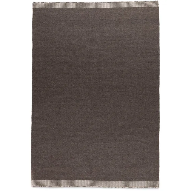 Nordic Weavers Wollen vloerkleed - Grund taupe 80x150