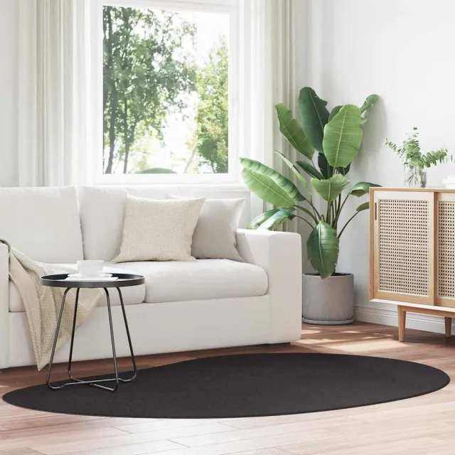 vidaXL Tapijt HUARTE Zwart 140 x 200 cm Polyester, foto 2