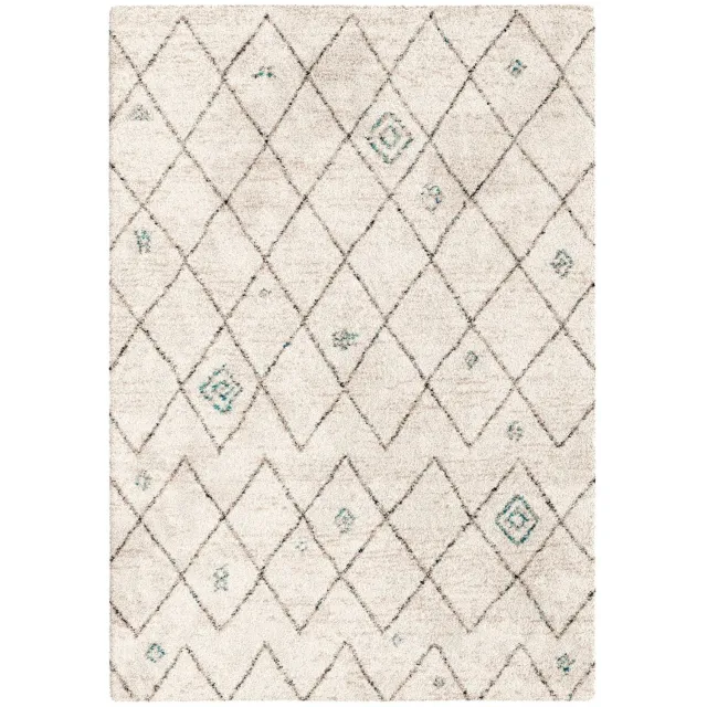 AFK Living Shaggy tapijt etnisch zacht en volumineus DIAMOND beige