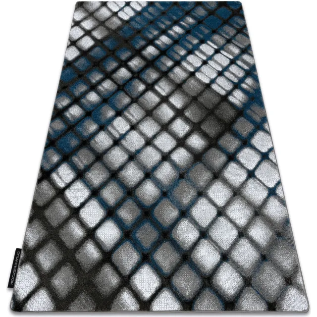 RUGSX Kleden Rugsx Tapijt INTERO REFLEX 3D Geruite , blauw 160x220 cm