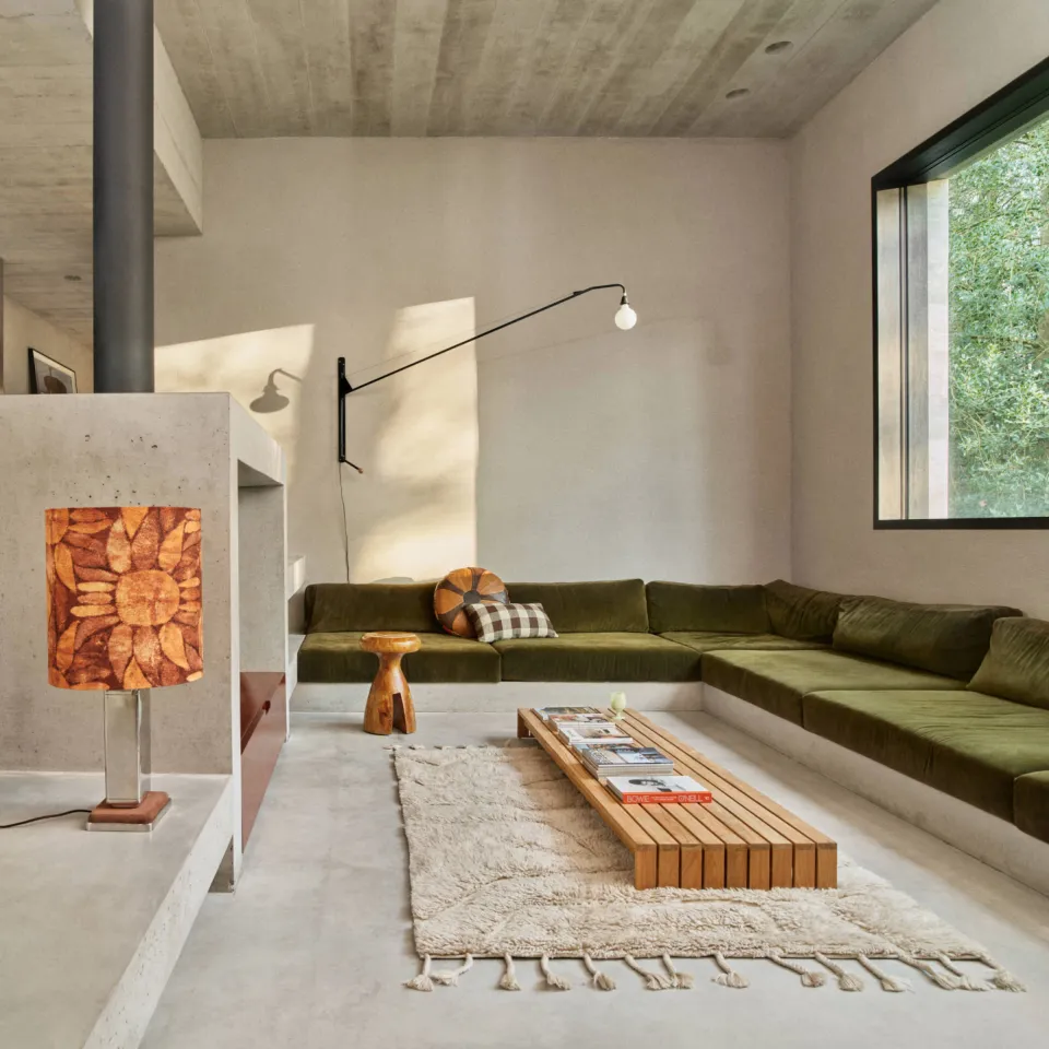 HKLIVING Limitless vloerkleed crème, foto 3