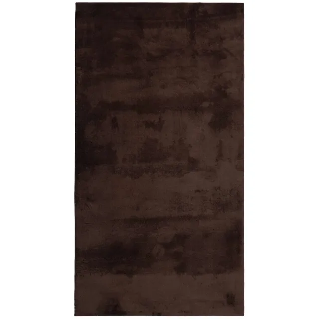 vidaXL Middelpolig - zacht - en - wasbaar - tapijt - HUARTE - Bruin - 60 - x - 110 - cm