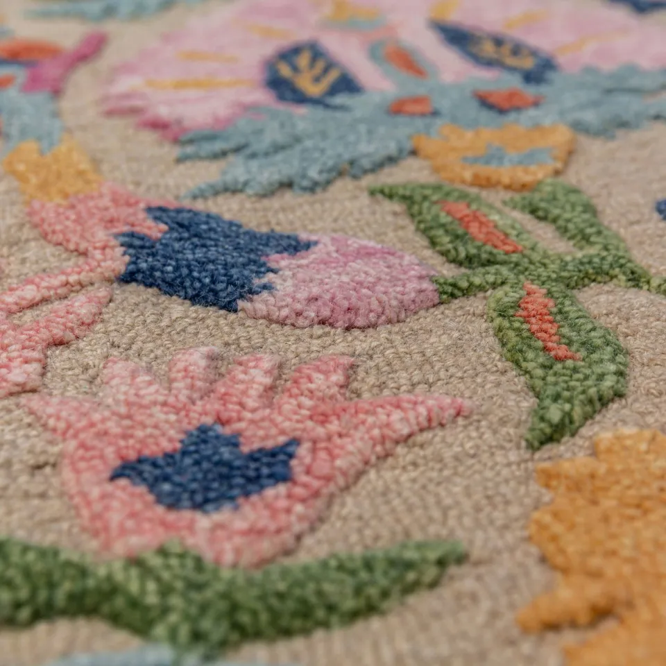 Flair Rugs Amira Floral wol vloerkleed meerkleurig multi, foto 5