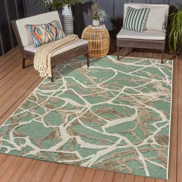 TrueWeave Buitenkleed - Marble groen