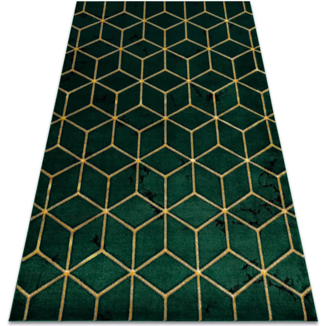 RUGSX Kleden Rugsx Tapijt EMERALD exclusief 1014 glamour, stijlvol ku 160x220 cm Groen
