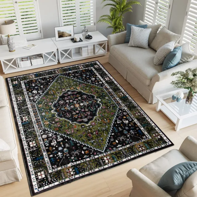 Muratap Picasso Bellagio Vintage Vloerkleed - Multi / Creme - Laagpolig- 160x230 CM Multikleur